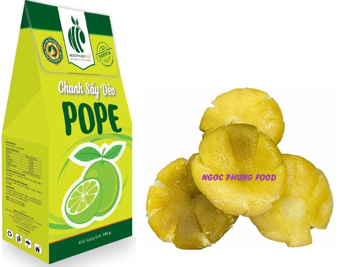 Câu chuyện về sản phẩm Chanh sấy dẻo POPE